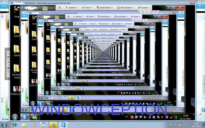 Computer Window Within Window A window within a window, within a window... - 9GAG
