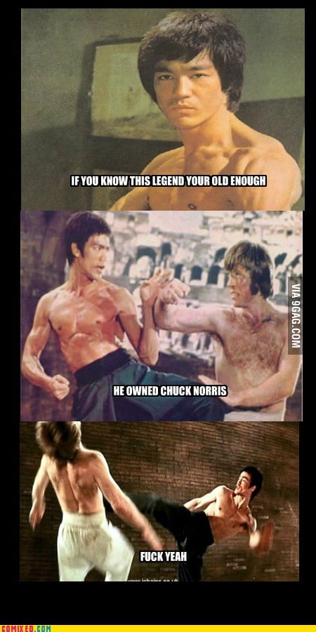 ONLY ONE PERSON CAN BEAT CHUCK NORRIS,BRUCE LEE F**K YEAH ...