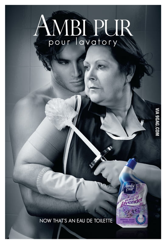 Creative Toilet Cleaner Ad Now That S An Eau De Toilette 9gag