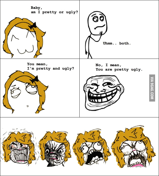 Trolling a girl - 9GAG