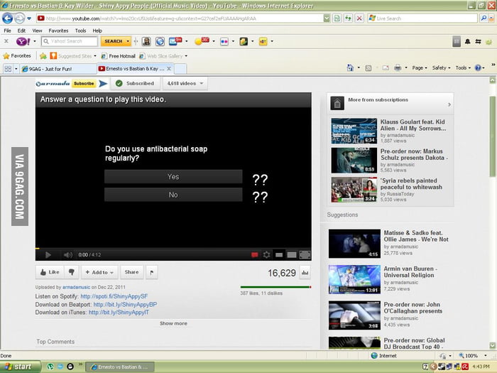 YouTube What ?? - 9GAG