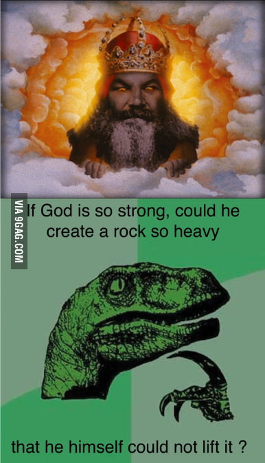 God vs Raptor - 9GAG