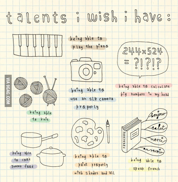 Talents I wish I have - 9GAG