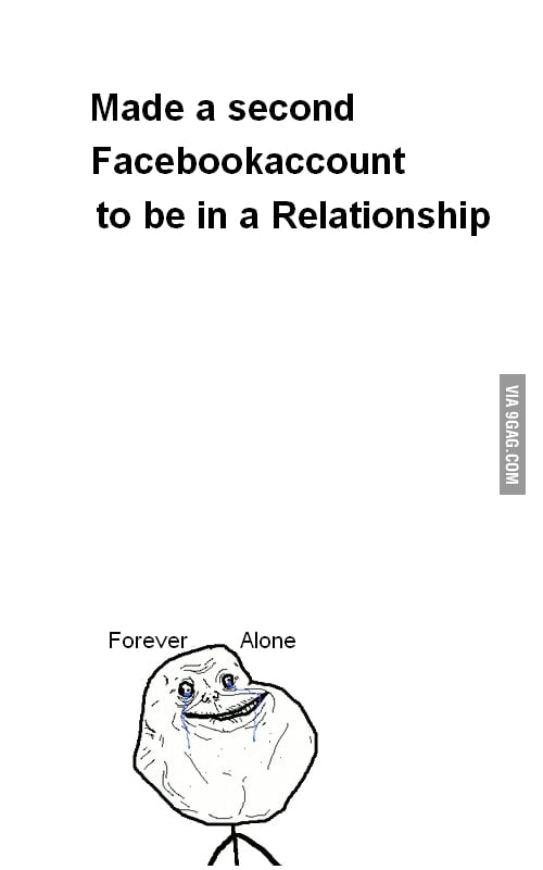 Forever alone in Facebook - 9GAG