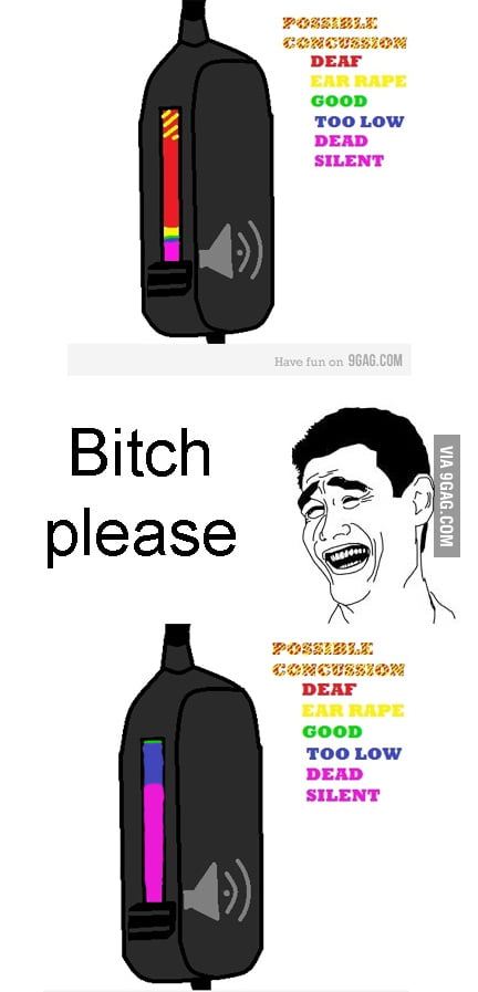 Why is the volume control on all headsets like this? [Fixed] - 9GAG