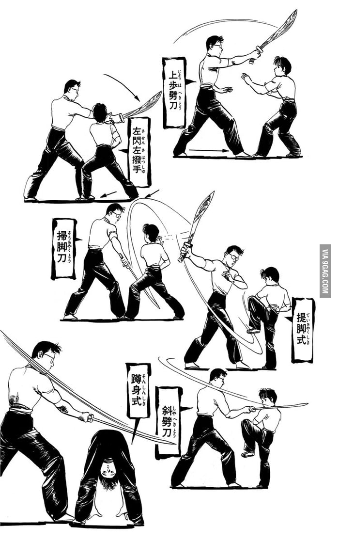 How to dodge a knife - 9GAG