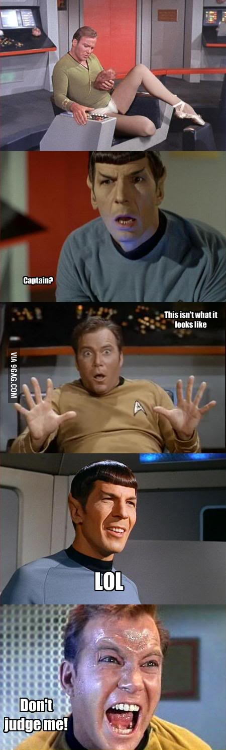 Kirk and Spock - 9GAG