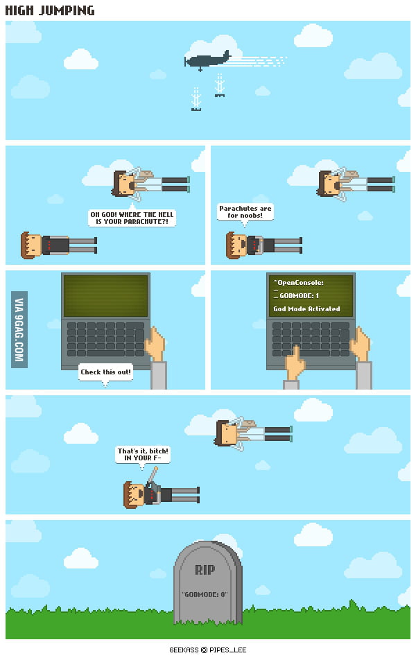 HIGH JUMPING [GEEKASS webcomic] - 9GAG