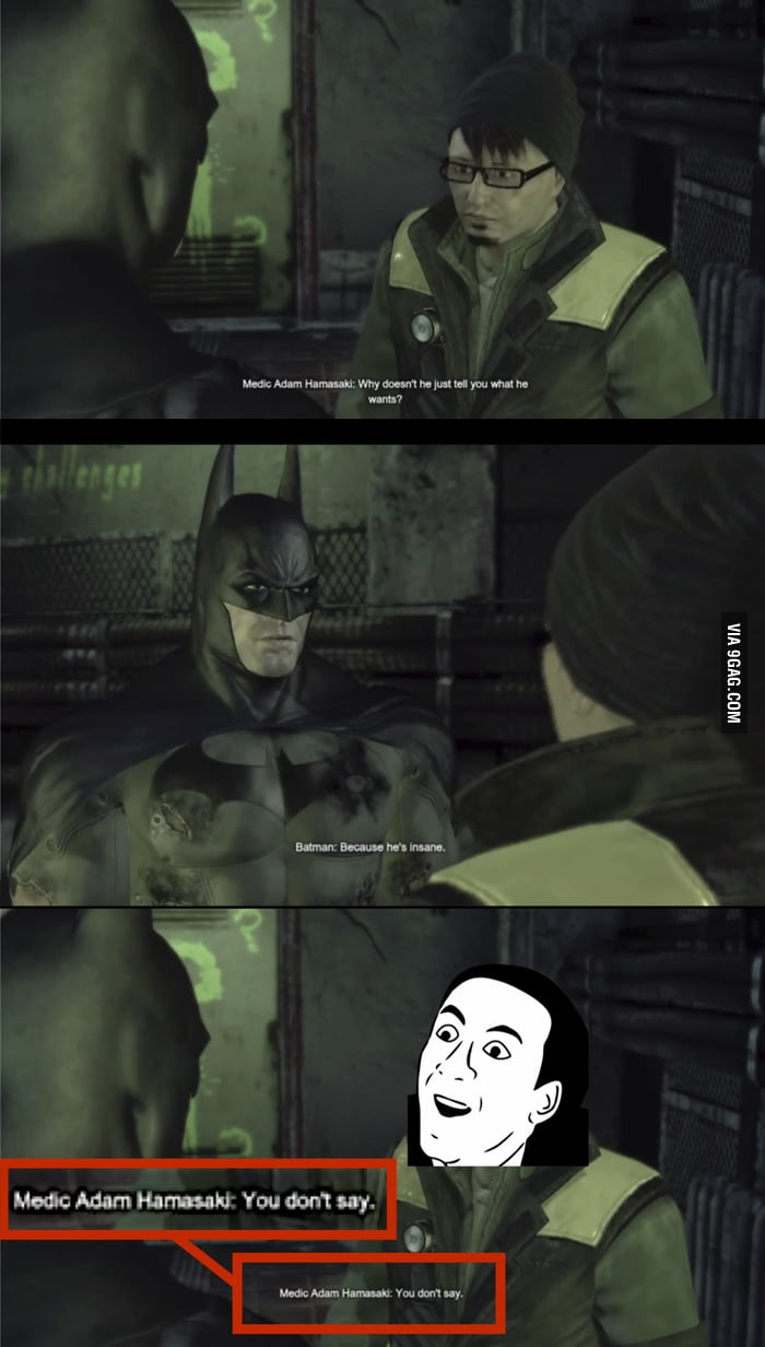 If You Play ARKHAM CITY You Will Get This 9GAG