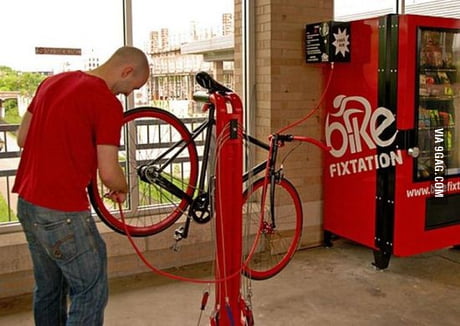 self service bike repair station