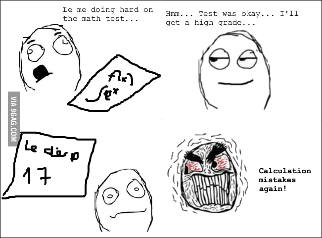 Every math test - 9GAG