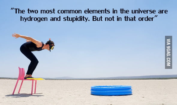 2 most common elements... - 9GAG