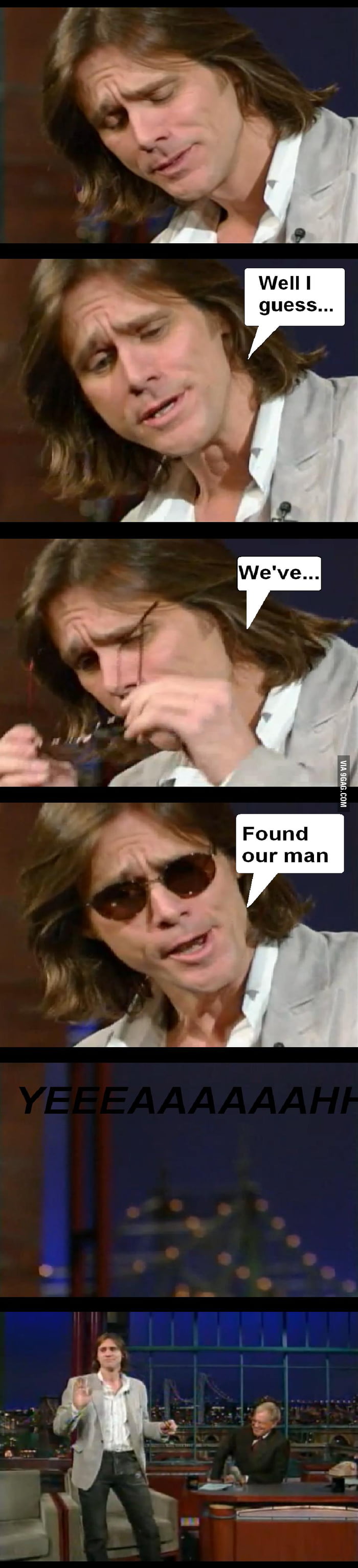 Jim Carrey vs David Caruso 9GAG