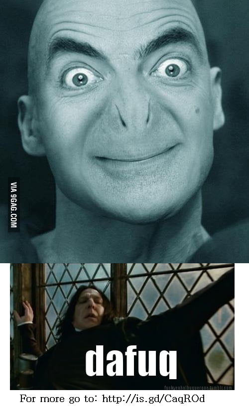 Voldemort Level: Mr. Bean - 9GAG