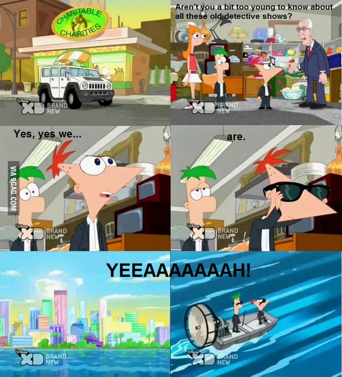 Most funny moment from Phineas and Ferb 9GAG