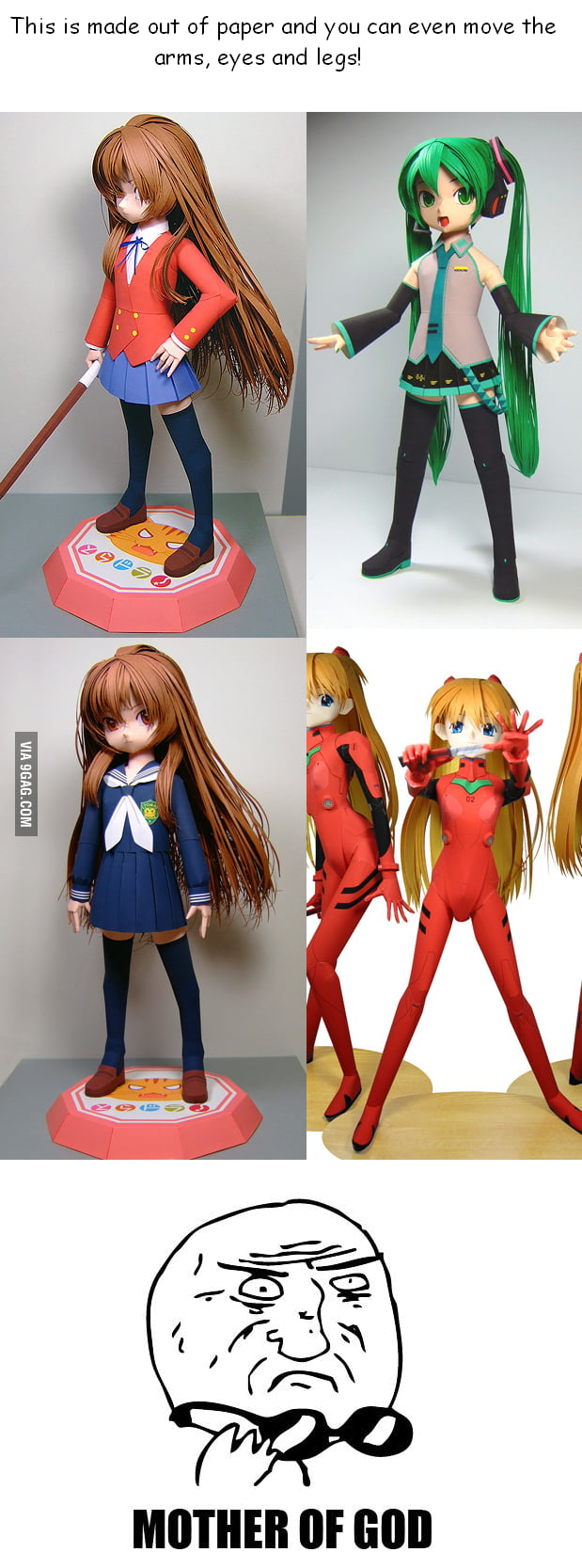 Papercraft Anime Girl