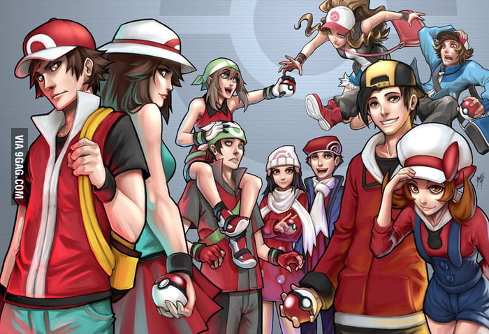 Generations of Pokemon Trainers - 9GAG