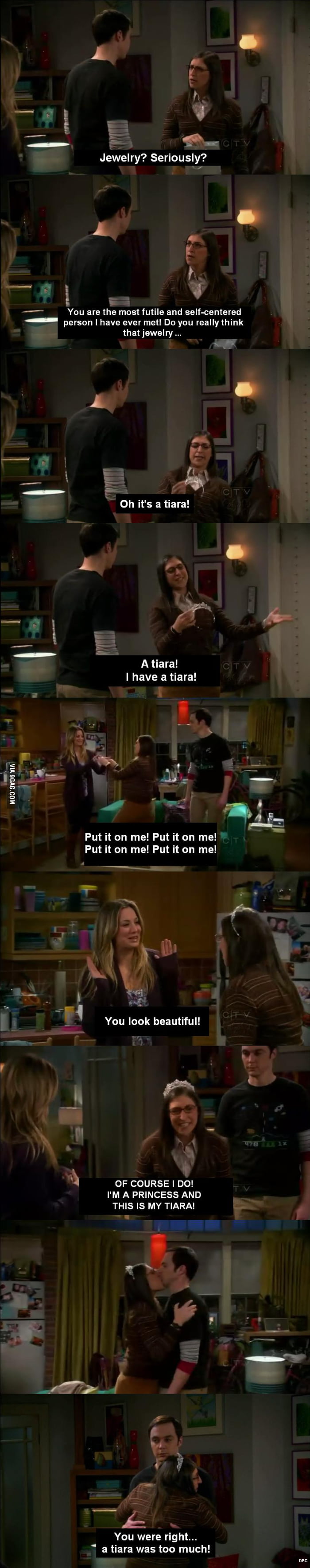 Just Sheldon Cooper and Amy Farrah Fowler... - 9GAG