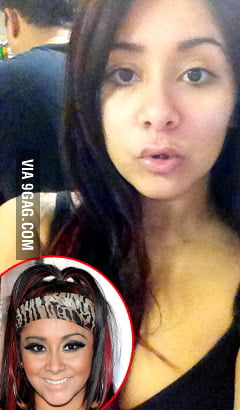Snooki without Makeup - 9GAG