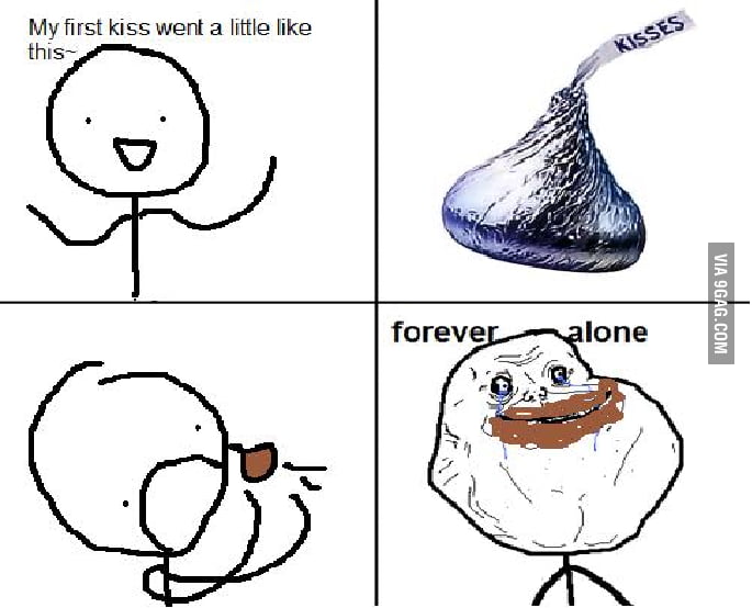 My first kiss went a little like this - 9GAG