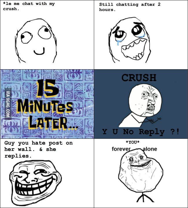 Forever Alone: Level Crush - 9GAG
