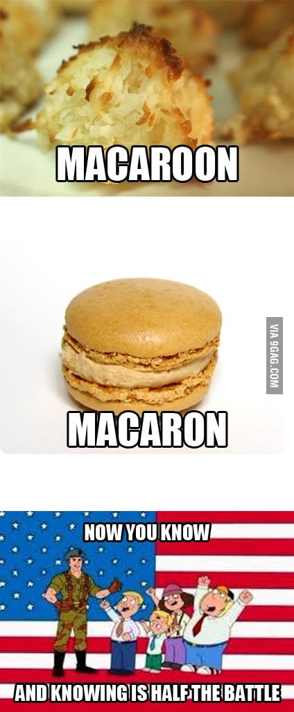 Macaroon vs Macaron - 9GAG