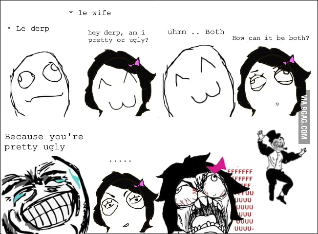 Ugly перевод. Pretty ugly. Pretty Мем. Ugly Rage Comics. You're pretty.