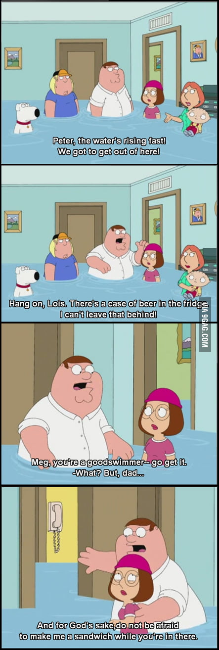 Peter Griffin. You are doing it right. - 9GAG