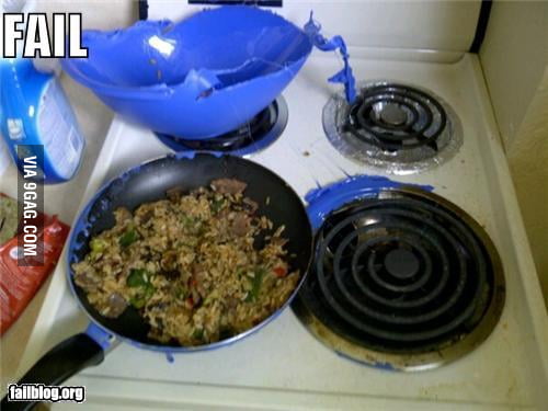 College Cooking Fail 9gag