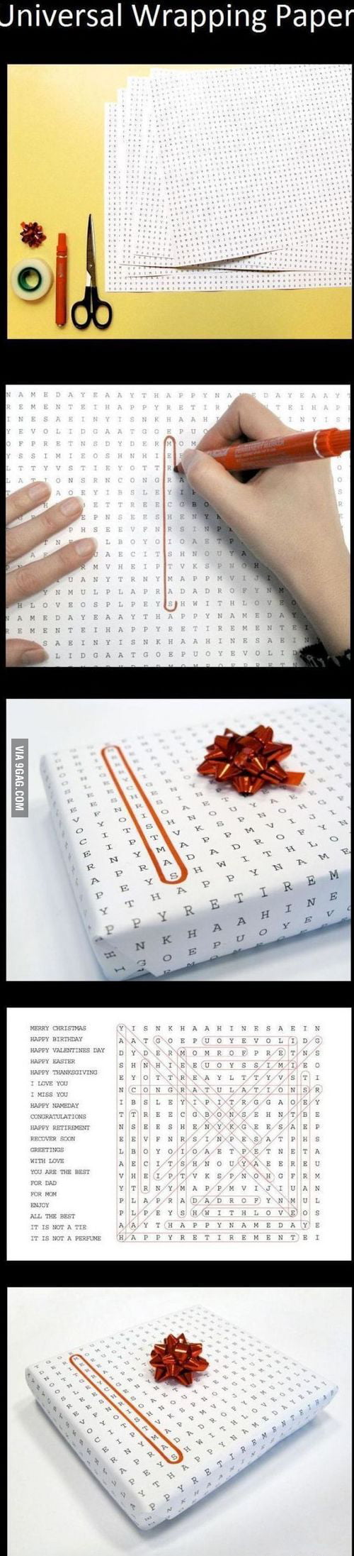 universal wrapping paper