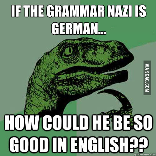 I Hate All Grammar Nazis Gag