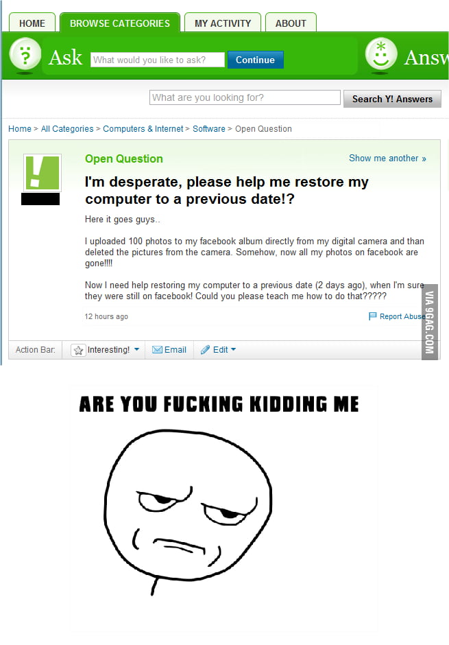 Seriously, I mean, SERIOUSLY - 9GAG