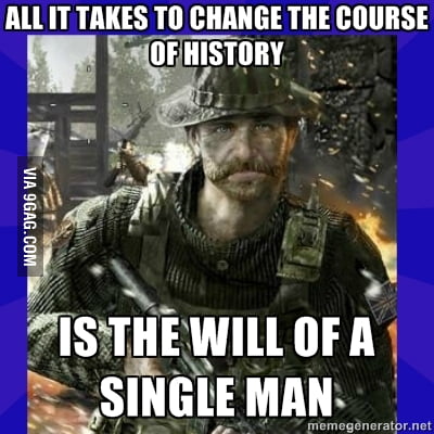 Wise words from old Captain Price - 9GAG