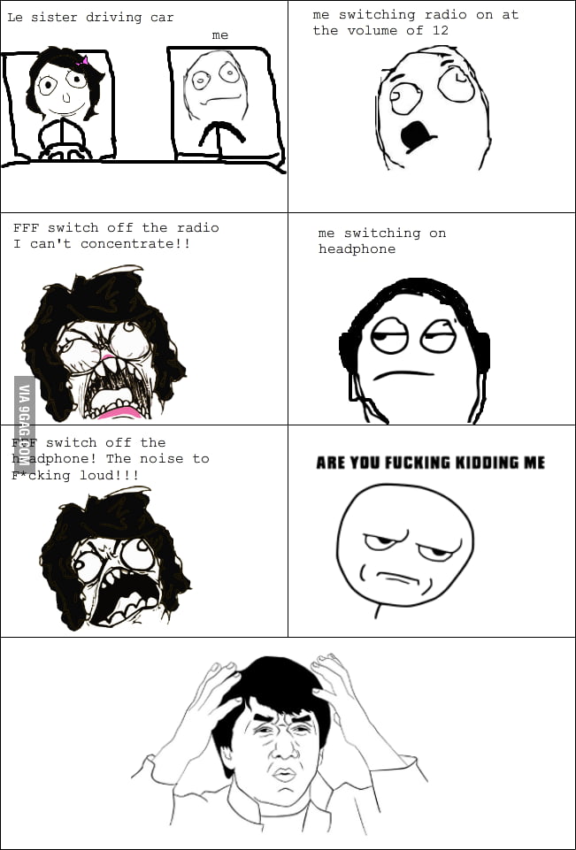 Sister's logic - 9GAG