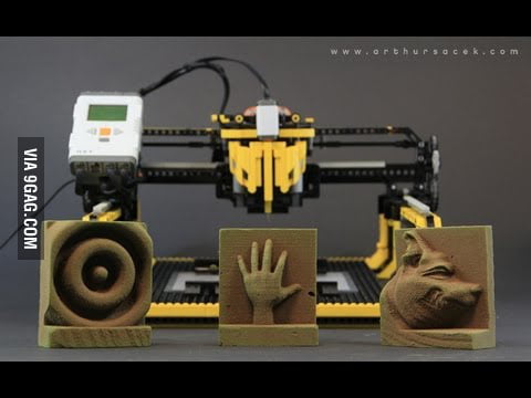 Lego 3D CNC - 9GAG