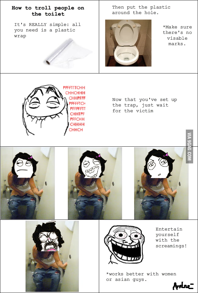 Doesn't apply for the poop throwing guy 9GAG