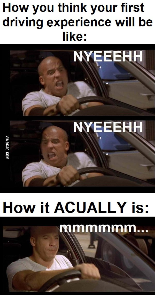 vin diesel driving meme