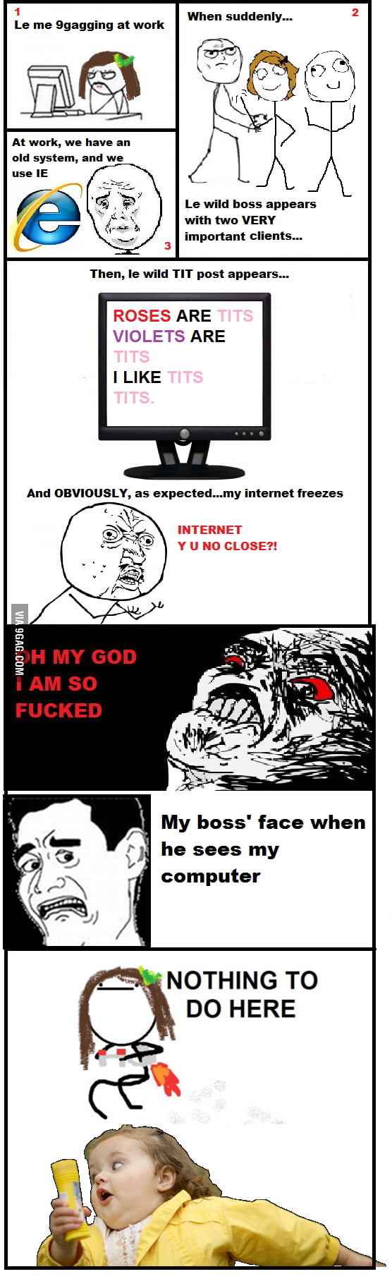 Just another day at work... - 9GAG