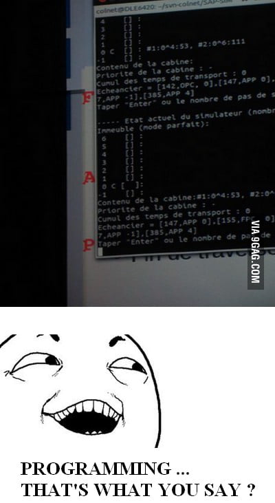 I see what you did there programmer - 9GAG