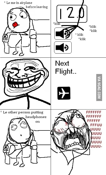 Airplane pranks - 9GAG