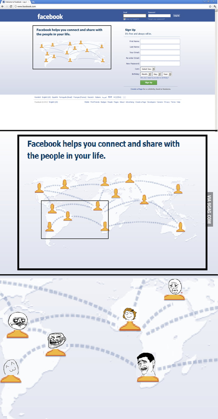 Facebook Helps You Connect With The Meme In Your Life 9GAG