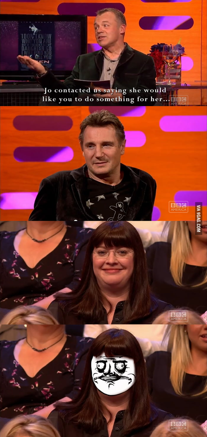 Liam Neeson's first fan - 9GAG