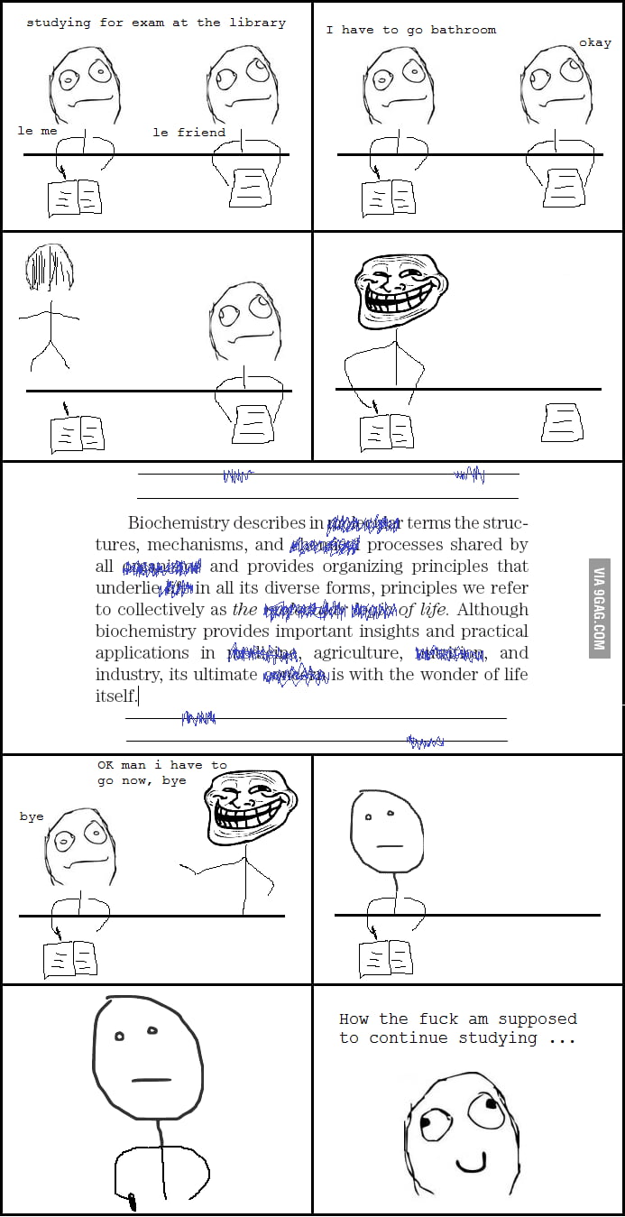 Troll level : exams - 9GAG