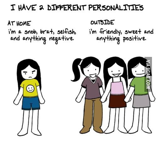 2 Different Personalities - 9GAG