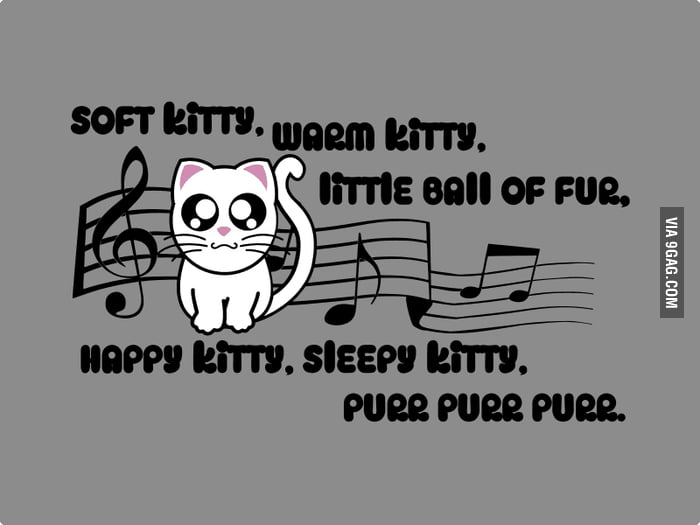 soft kitty warm kitty singing plush