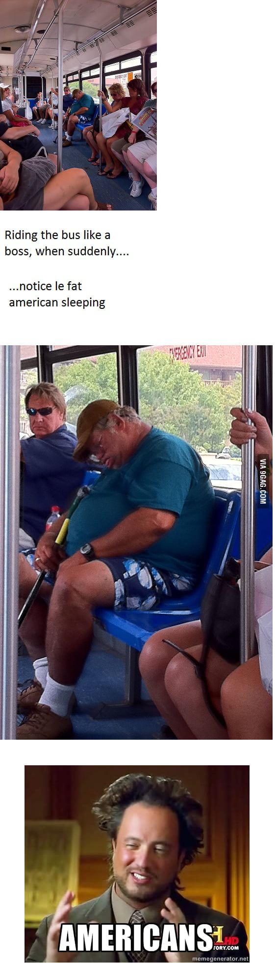 Sometimes I fall asleep on the bus 9GAG