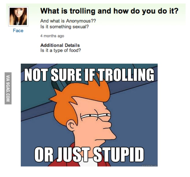 Ultimate troller...or no? - 9GAG
