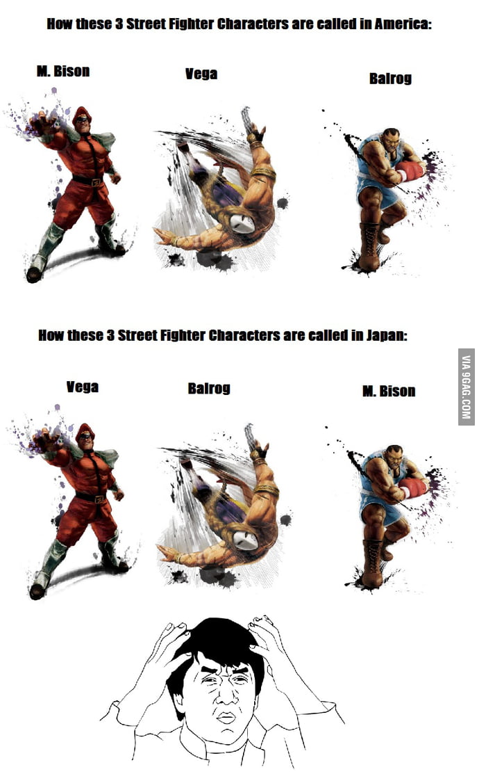 Street Fighter Character Names - 9GAG