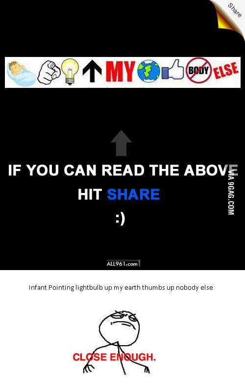 How I read it - 9GAG