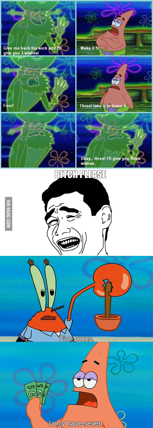 Just Patrick being Patrick. [Fixed] - 9GAG